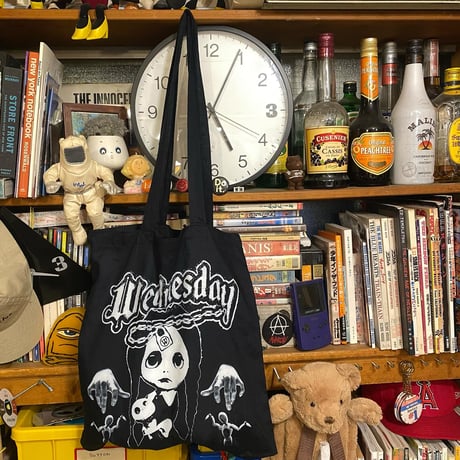[BesideTheBag] "ウェンズデー"プリントトートBAG