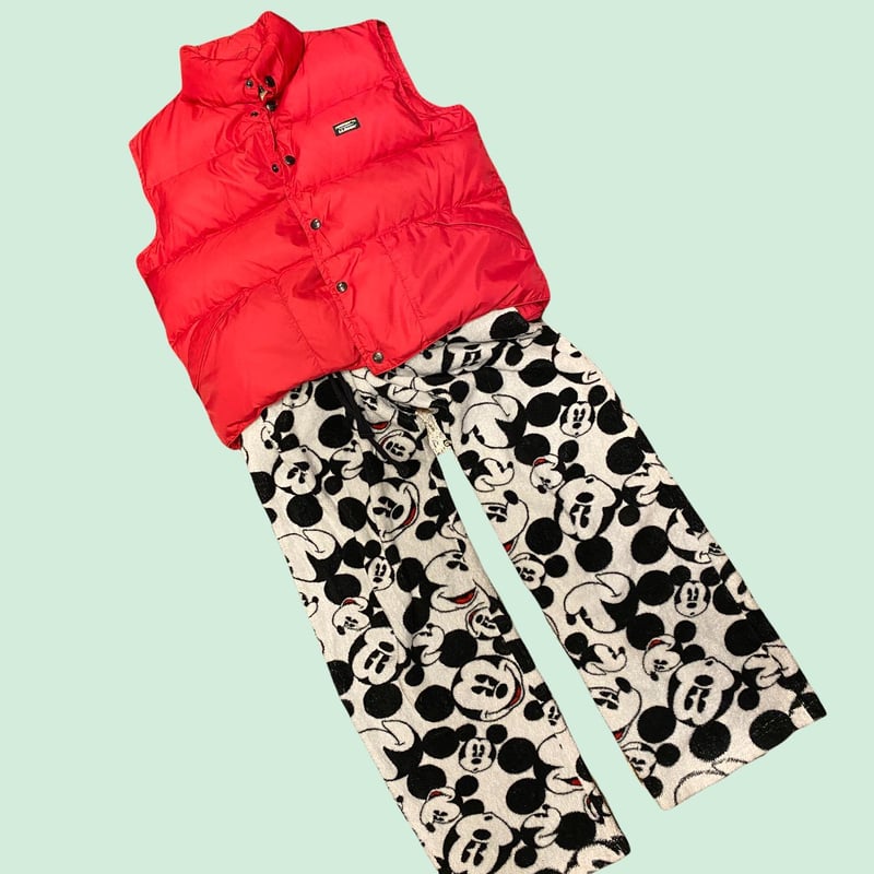 USED] ミッキー総柄フリースパンツ | garden730