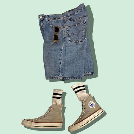 [USED] Levis 550 DENIM SHORTS（w30）