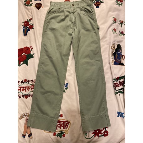 [USED] Vintage 80's カラー ペインターパンツ  ♡