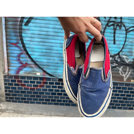 [USED] 70's VANS SLIP-ON /22~23cm