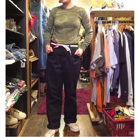 [USED]Dickies ブラックWORKパンツ