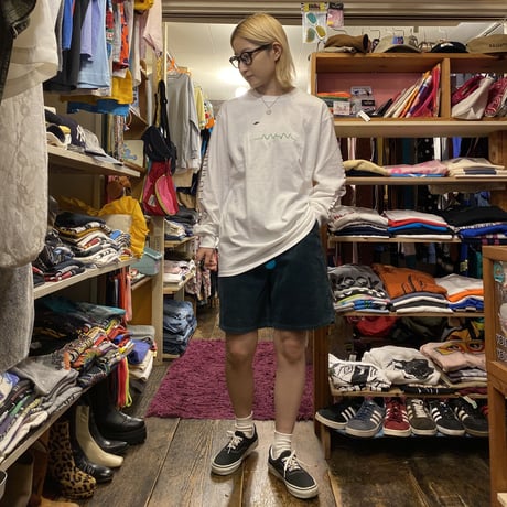[USED] GREEN CORDUROY SHORTS♡