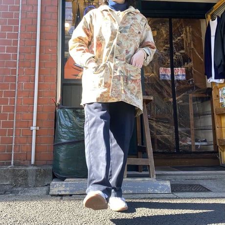 [USED] COTTON🌼花柄カバーオール