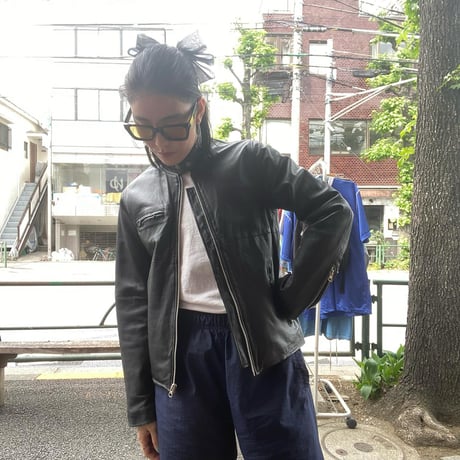 [USED] REAL LEATHER シングルライダース JKT!