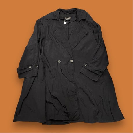 [USED] BLACK NYLON COAT