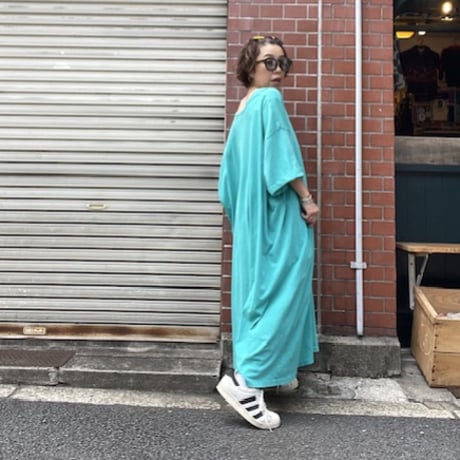 [USED] 福禄寿プリントTシャツワンピース  ♡