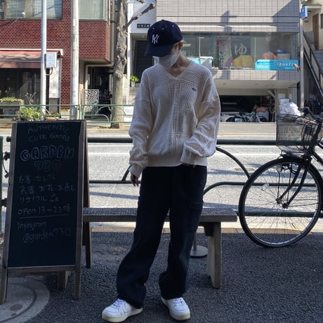 [USED] LACOSTE V NECK KNIT🤍