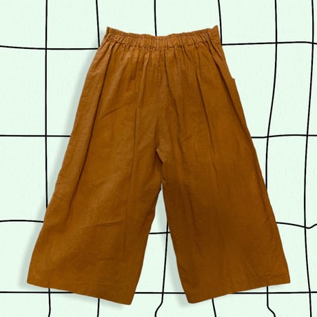 [USED] LINEN WAID PANTS🤎