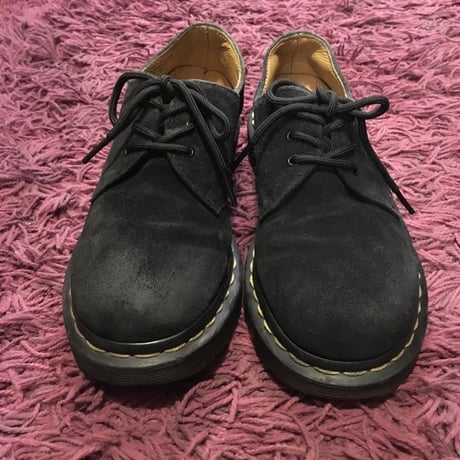 [USED] Dr.Martens BLACK  SUEDE /3HOLE