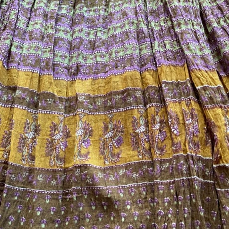 [USED] インド綿ロングスカート