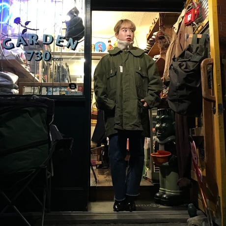 [USED] 60's VINTAGE ARMY 丸襟コート