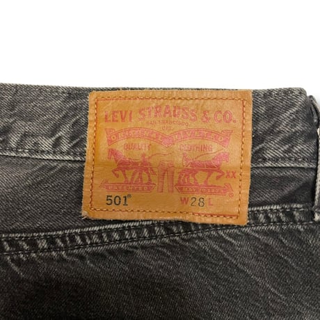 [USED] Levis 501 Black  cutoff