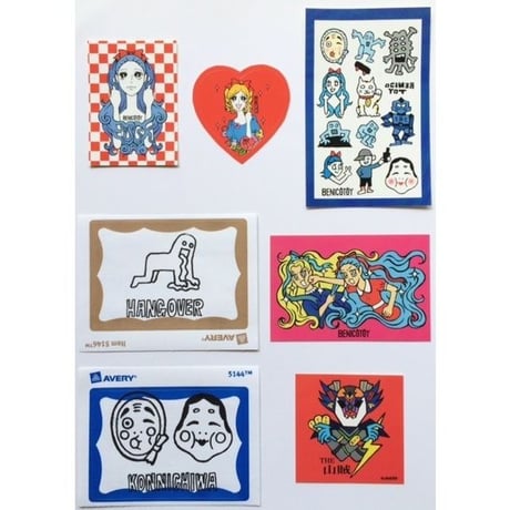 [BENICOTOY] ステッカーSET  (vol.1)