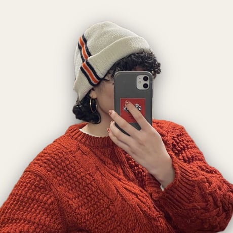 [USED] cute⛷アクリル ビーニー