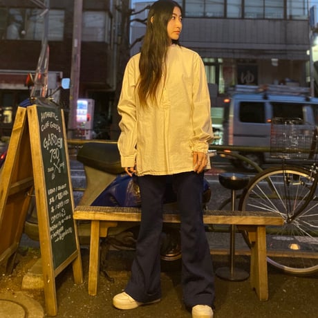 [USED] 70's EuroフレアPANTS / 細めNAVY