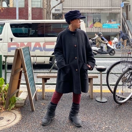 [USED] スタンドカラーWOOLコート