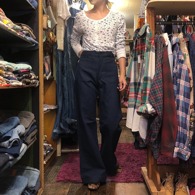 USED] ヘンリーネック 花柄サーマル | garden730