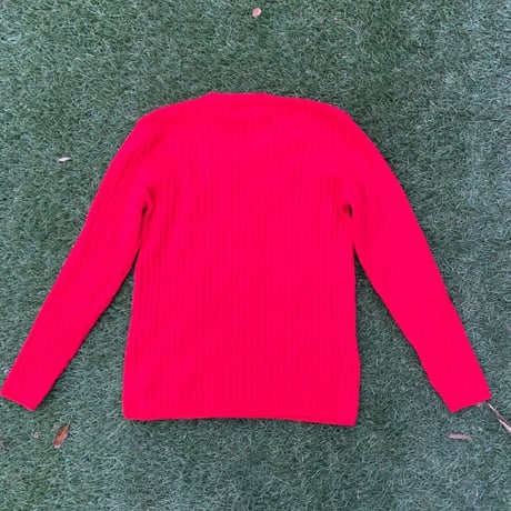 [USED] 100% カシミア❤️リブニット