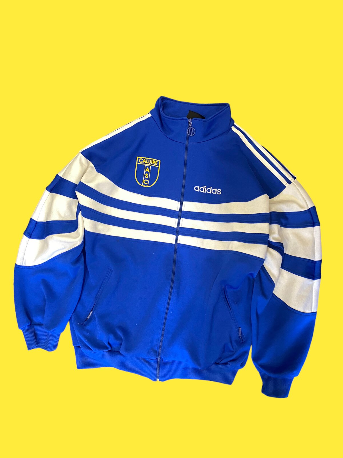 adidas 鹿島学園 ジャージ 青/黄色 adidas/アディダス クラブ