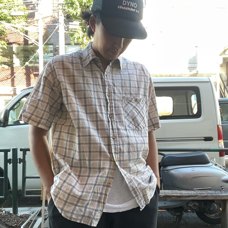 [USED] BURCARDI COTTON チェックシャツ