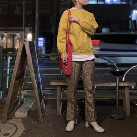 [USED] VINTAGE MUSTARD SWEAT！
