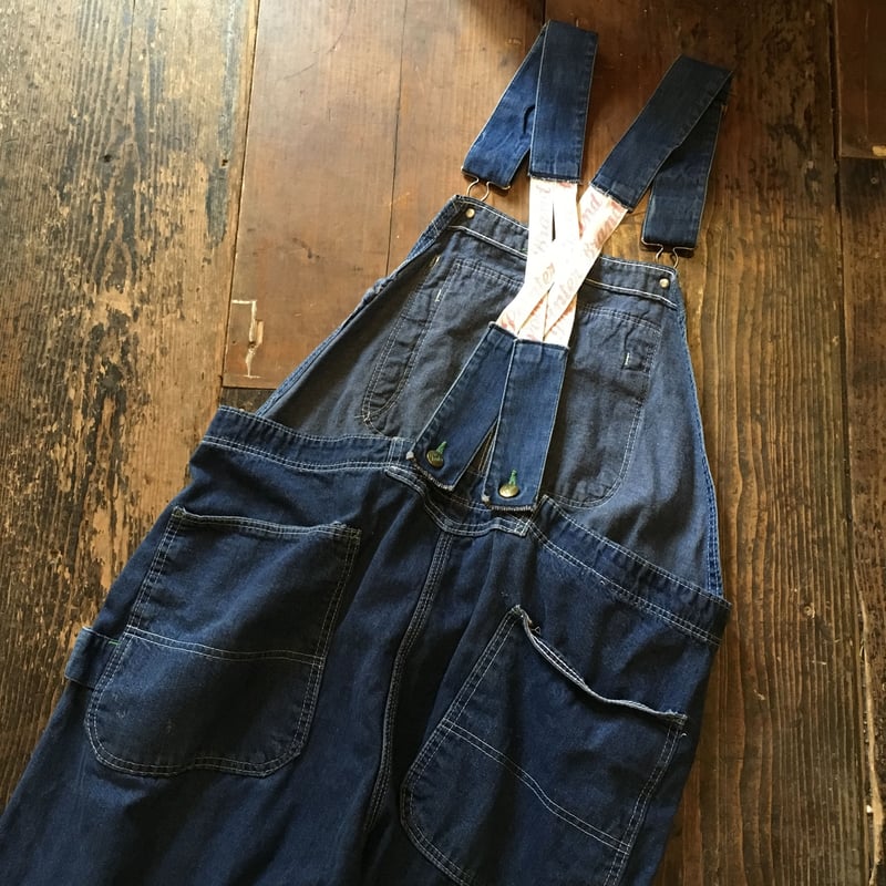Pointerポインター　オーバーオール　ローバックMade in U.S.A. 90s USA製 POINTERポインター ローバック デニム オーバーオール