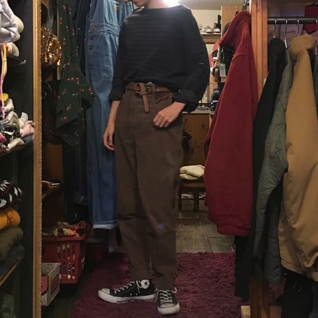 [USED] EURO ブラウンテーパードPANTS