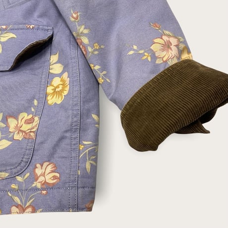 [USED] L.L.Bean 花柄ハーフコート💐