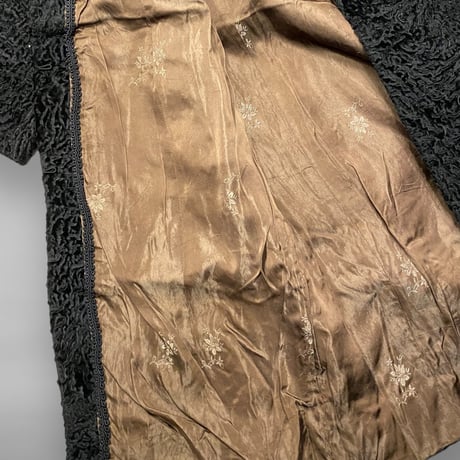 [USED] Vintage! BLACAK アストラカンコート