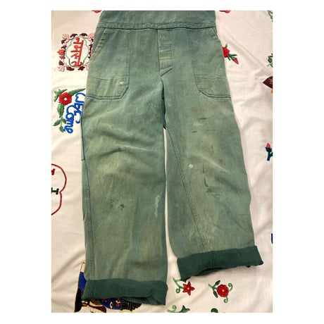 [USED]  EURO WORK OVERALL "GREEN"
