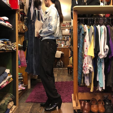 [USED] SILK テーパードパンツ