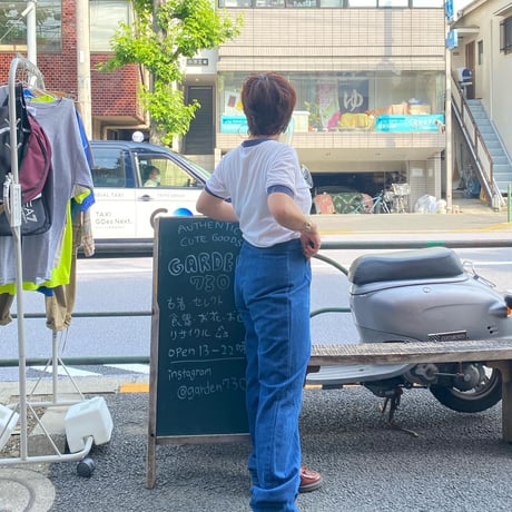 [USED]ブリジット・バルドー チビ トリムTee💙