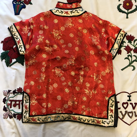[USED] 刺繍チャイナシャツ