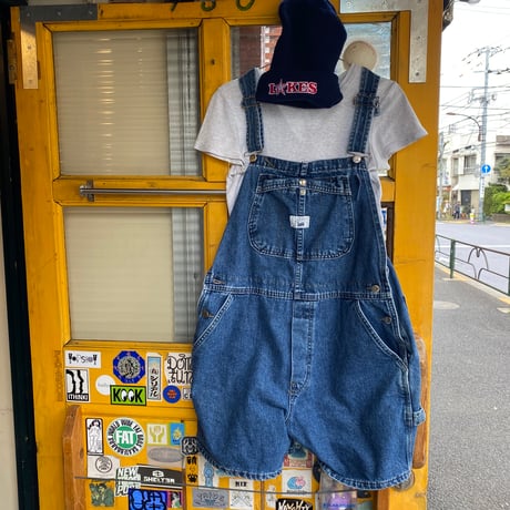 [USED] ”Lee” ゆったり♡SHORTオーバーオール