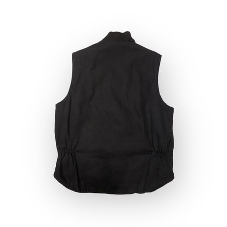 [USED] BLACK ダック地 WORK VEST