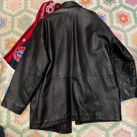 [USED] 柔らかレザー の CAR COAT