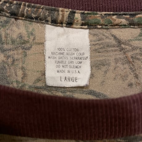 [USED] vintage "RealTree®︎” CAMO ロンTee