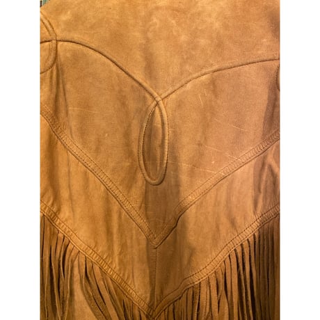 [USED] フリンジスエードレザーJKT
