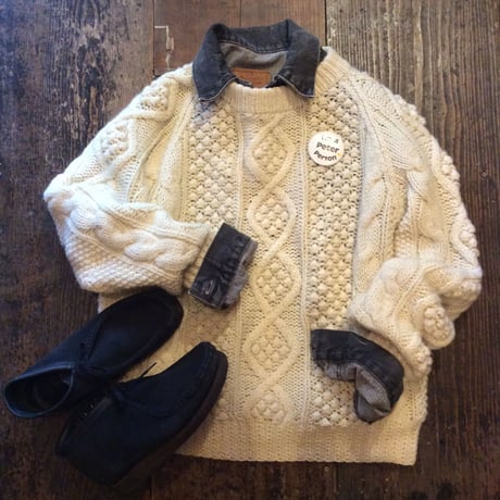 [USED] Vintaga Sears ケーブルニット