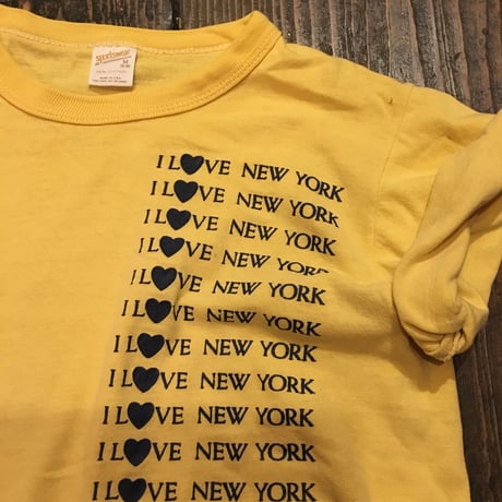 [USED] vintage COTTON 「 I L♡VE NEWYORK」 Tee
