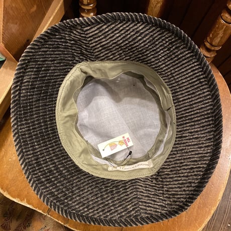 [USED]  "DARK GREY" CORDUROY HAT！