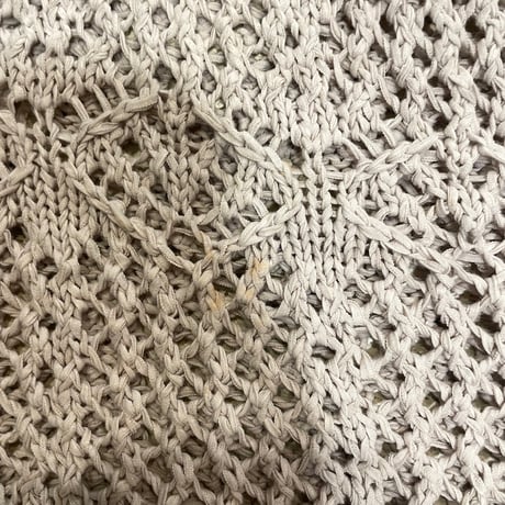 [USED]メッシュcrochetニットTOPS