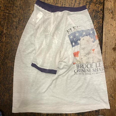 [USED] BRUCE LEE'S CHINESE SHAR-PE RINGER TEE！！！！！