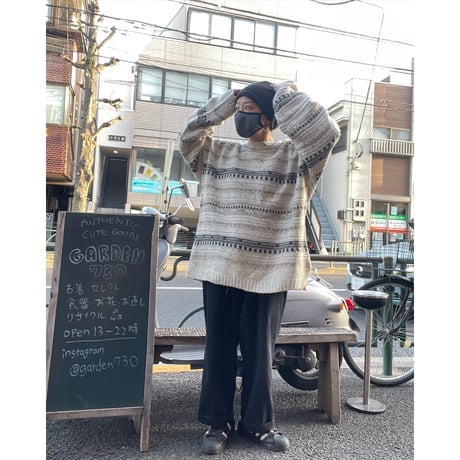 [USED] ゆる〜ん ニット ACRYL & WOOL