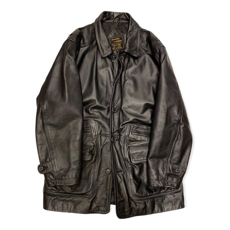 [USED] レザー CAR COAT
