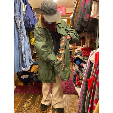 [USED] ハンティングロングコート / MADE IN ENGLAND.