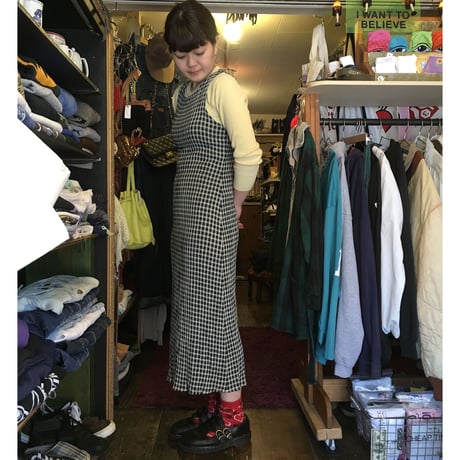 [USED] ノースリーブレーヨンワンピース