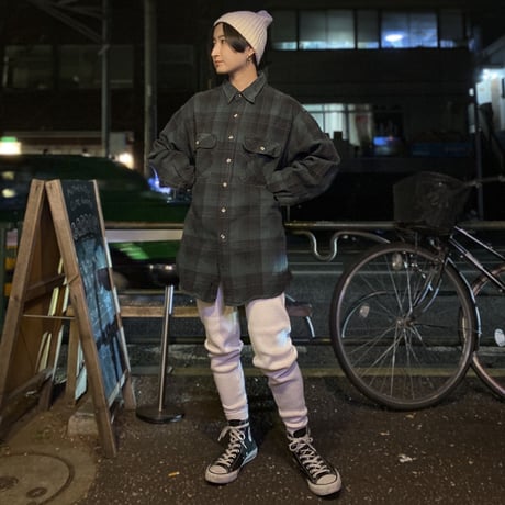 [USED] 渋めGREEN CHECK HEAVYネル