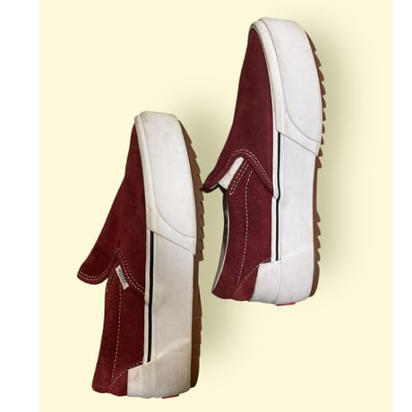 [USED] VANS スウェード厚底SLIP ON